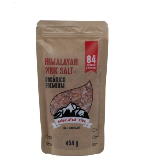 Himalayan Pink Salt..ORGANIC-GOURMET(Fine)..Himalayan Pink Salt 454g