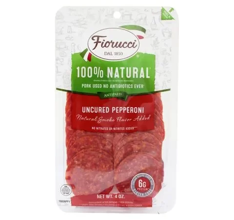 Uncured Pepperoni 100% Natural Smoke*Fiorucci 4oz