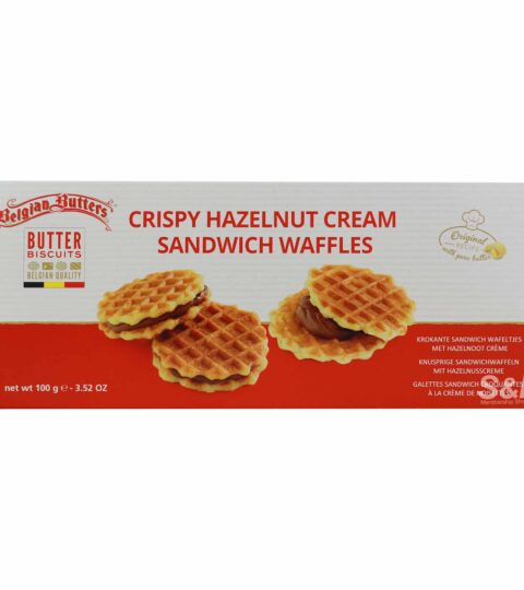 Crispy Hazelnut Cream ..SANDWICH WAFFLES ..Belgian Butters 100g