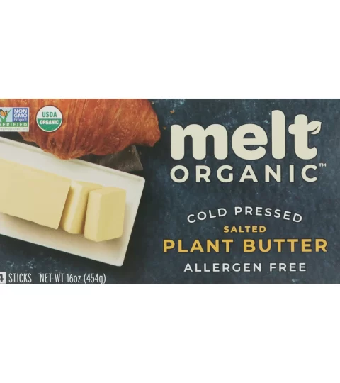 Organic Salted Butter Sticks*Vegan..MADE FROM PLANTS..MELT ORGANIC 4oz