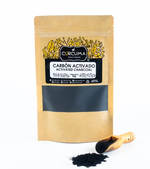 Activated Charcoal ..Curcuma 50g