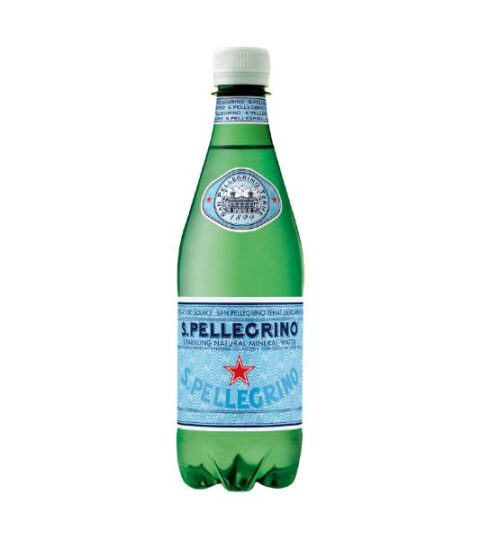 Sparkling Natural Mineral Water..San Pellegrino Italia 500ml