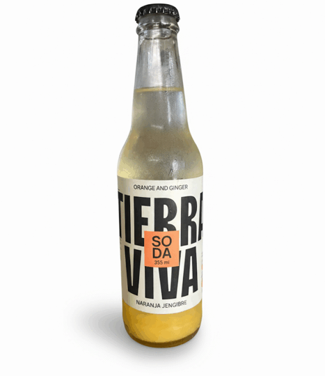 Ginger-Orange Soda Drink..Tierra Viva 355ml