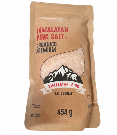 Himalayan Pink Salt..ORGANIC*GOURMET*MEDIUM*Himalayan Pink Salt 454g