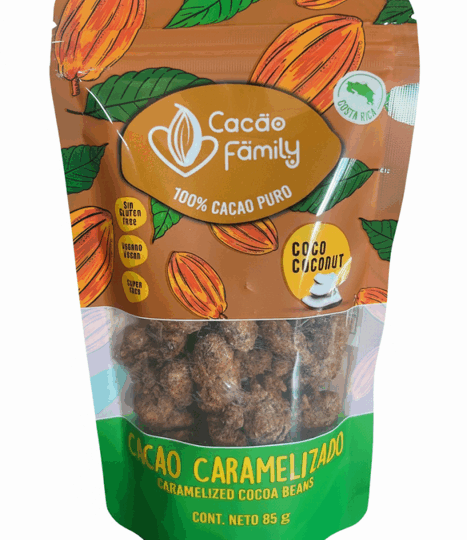 Caramelized Cocoa Beans With Coconut..Cacao Family 85g