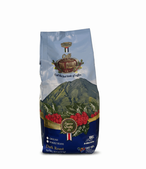 Dark Roast Ground Coffee*X-LARGE ..100% Pure Arabica Coffee..TILAWA 1kg