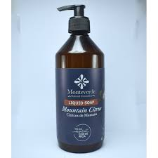 Mountain Citrus Liquid Soap..Monteverde Natural Cosmetics 500g