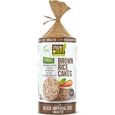 Brown Rice Cakes ..BLACK IMPERIAL RICE*UNSALTED ..Rice UP 120g