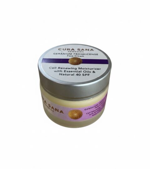 Geranium Frankincense..Face Cream ..CURA SANA REMEDIES
