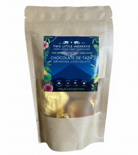 Drinking Chocolate Hearts (6 Servings)..Two Little Monkeys 150g