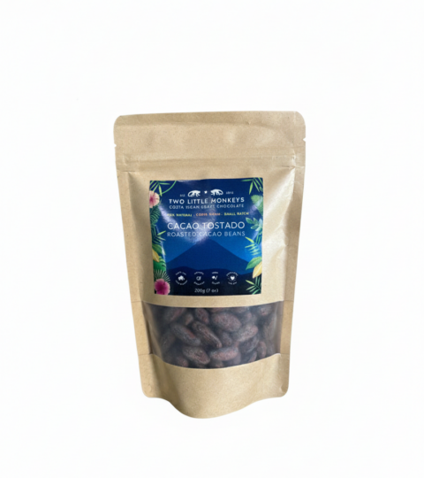 Roasted Cacao Beans..Two Little Monkeys 200g