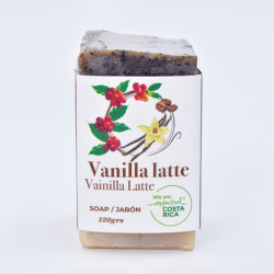 Vanilla&Organic Coffee Craft Soap*VANILLA LATTE*..Monteverde 120g