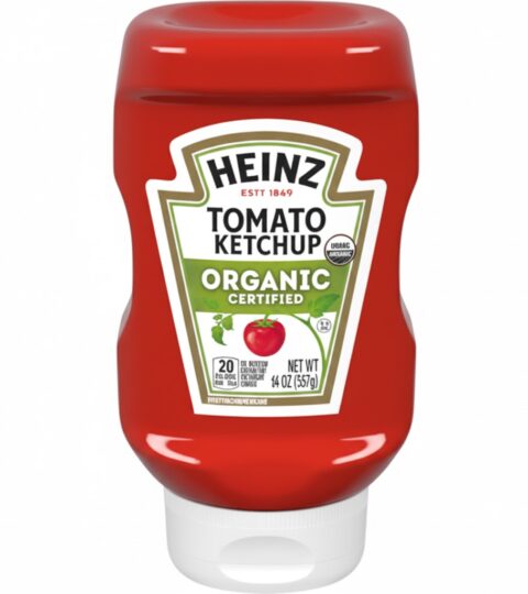 Tomato Ketchup..ORGANIC CERTIFIED..Heinz 14oz