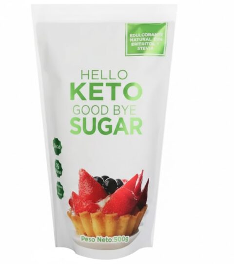 Natural Sweetener With Eritritol & Stevia ..HELLO KETO*GOOD BYE SUGAR 500g..