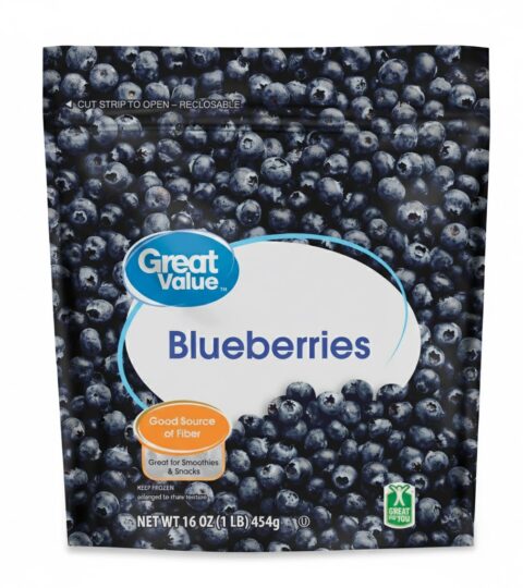 Blueberries ..GREAT FOR SMOOTHIES & SNACKS ..Great Value 16oz