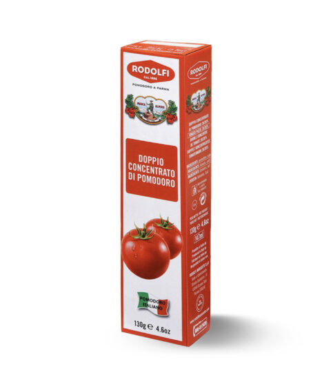 Double Concentrated Tomato Sauce*ITALIAN POMODORO-Rodolfi 130g