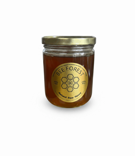 Natural Raw Honey With Honeycomb-BEE FOREST 500g