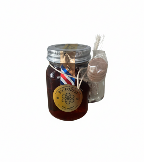 Natural Raw Honey With Honeycomb*SOUVENIR* BEE FOREST 170g