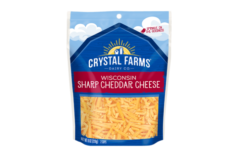 Wisconsin Sharp Cheddar Cheese*Crystal Farms 226g