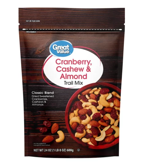 Cranberry Cashew & Almond TRAIL MIX*Great Value 24 Oz