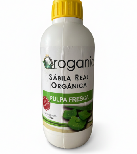 Organic Aloe Vera*FRESH PULP*Oroganic 1.1L