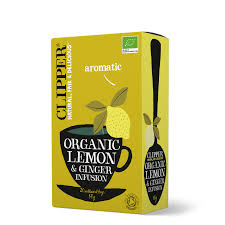 Organic LEMON&GINGER Herbal Tea*CLIPPER 50g