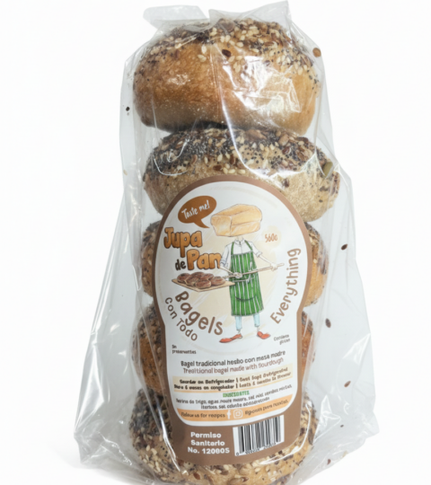 Sourdough Bagels*EVERYTHING*Jupa De Pan 560g