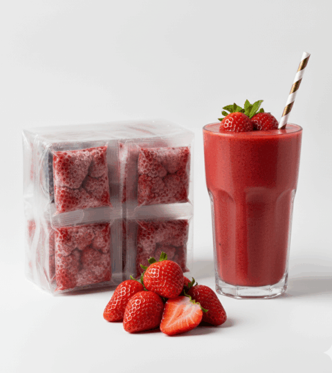 Frozen Natural Strawberry*10 Individual Bags La Montana 150g