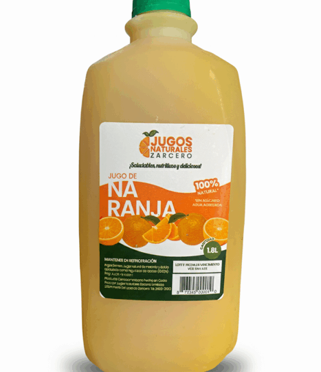 Orange Juice*NO SUGAR ADDED*Jugos Naturales Zarcero 1.8L