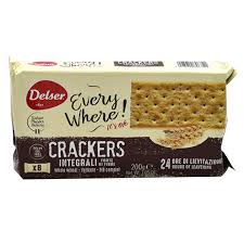 Whole Wheat Flour Crackers*EVERYWHERE!*Delser 200g