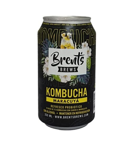 Passion Fruit Kombucha*Brent’s Brews 350ml