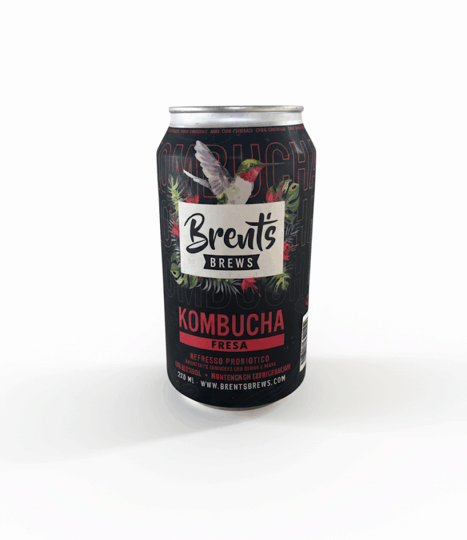 Strawberry Kombucha*Brent’s Brews 350ml