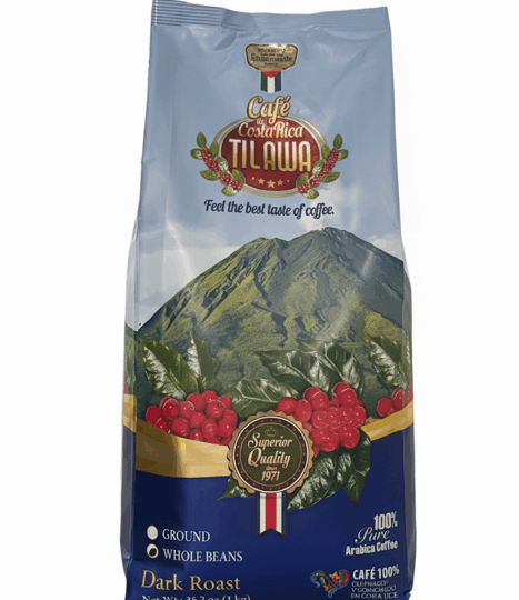 Dark Roast Arabica Coffee*WHOLE BEAN*Tilawa 1kg