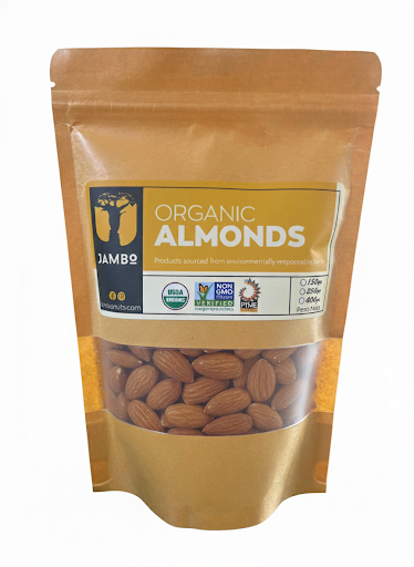 Organic Almonds**JAMBO 400g
