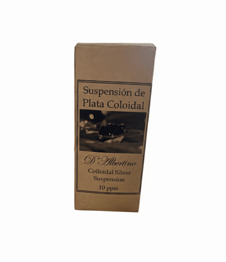 Colloidal Silver Suspension*NUTRITIONAL SUPPEMENT*ANTIBACTERIAL*D’Albertino 8ppm-240ml