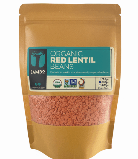 Organic Red Lentil Beans*JAMBO 250g