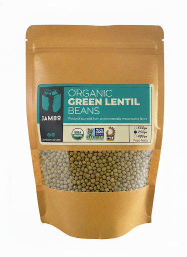 Organic Green Lentil Beans*JAMBO 250g