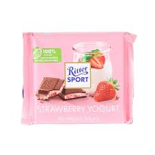 Strawberry Yogurt Milk Chocolate*SUSTAINABLE COCOA SOURCING*Ritter Sport 100g