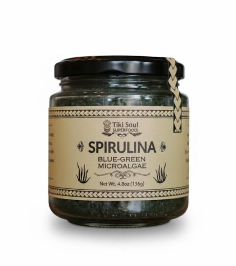 Organic Spirulina*BLUE-GREEN MICROALGAE*Tiki Soul Superfoods 135g