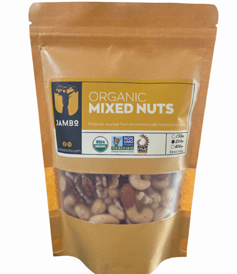 Organic Mixed Nuts*JAMBO 250g