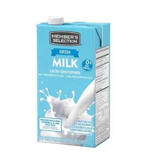Skim Milk*NO PRESERVATIVES*Member’s Selection 1L
