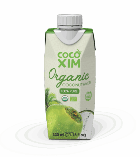Organic Coconut Water*100% PURE*CocoXIM 330 Ml