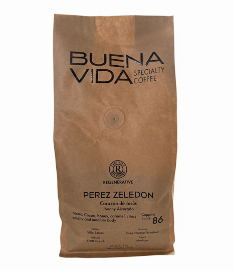 Specialty Coffee*CORAZON DE JESUS*PEREZ ZELEDON*WHOLE BEAN*Buena Vida REGENERATIVE 12oz