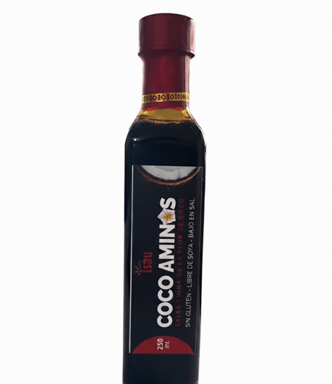 100% Coco Aminos*GF*SOY FREE*NO PRESERVATIVES*CHEMICAL FREE*ISAU 250ml