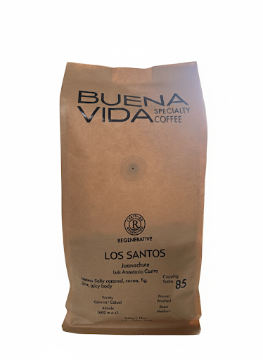 Specialty Coffee*JUANACHUTE COCOA FIG*LOS SANTOS*WHOLE BEAN*Buena Vida REGENERATIVE 12oz
