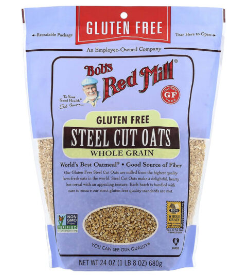 Steel Cut Oats Whole Grain (GF)..Bob’s Red Mill 24 Oz