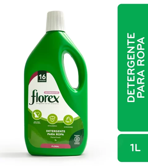 Biodegradable Detergent..DETERFRESH-Classic Smell..Florex 1L