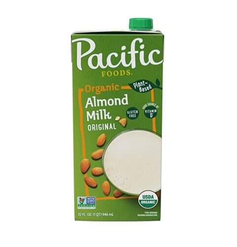 Organic Almond Non-dairy Beverage..ORIGINAL*NON GMO..Pacific Foods 32oz