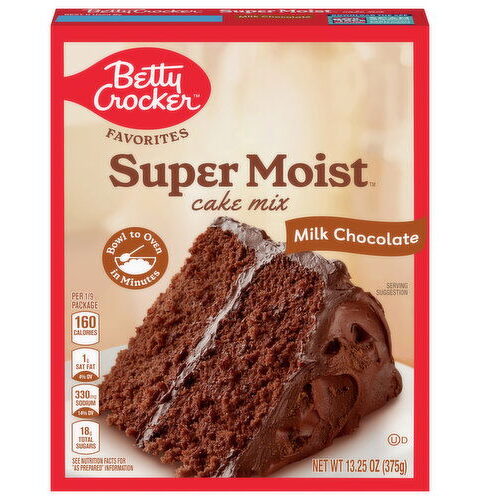 Super Moist Cake Mix*CHOCOLATE*Betty Crocker 375g