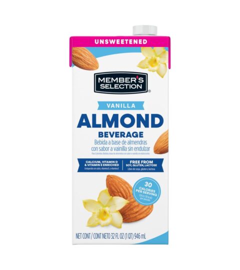Vanilla Almond Beverage**UNSWEETENED**Member’s Selection 946ml